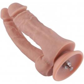 Подвійний фалоімітатор Hismith 9.8" Double Penetrator Silicone Dildo - 5