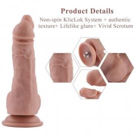 Подвійний фалоімітатор Hismith 9.8" Double Penetrator Silicone Dildo - 6
