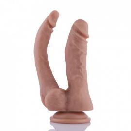 Подвійний фалоімітатор Hismith 9.8" Double Penetrator Silicone Dildo - 1