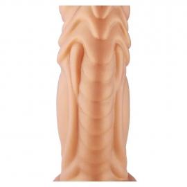 Силіконовий ділдо Hismith Slightly Curved Silicone Dildo Monster Series - 4