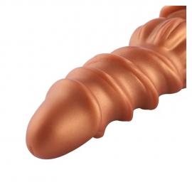Силіконовий ділдо Hismith Spiral Grain Silicone Dildo Monster Series - 5