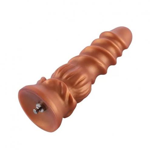 Силіконовий ділдо Hismith Spiral Grain Silicone Dildo Monster Series