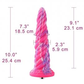 Силіконовий ділдо Hismith Awl Shape Silicone Dildo Monster Series - 4