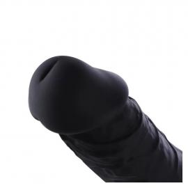 Силиконовый дилдо Hismith 8.3" Silicone Dildo Black - 6