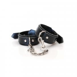 Наручники из экокожи Art of Sex - Handcuffs Emoji, цвет черный - 3