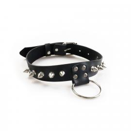 Чоловічий чокер із шипами Art of Sex - Stiles Leather and Spikes - 3