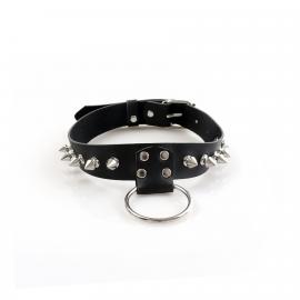 Чоловічий чокер із шипами Art of Sex - Stiles Leather and Spikes - 5
