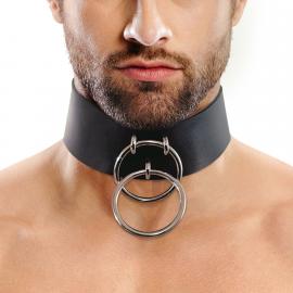 Чоловічий чокер із натуральної шкіри Art of Sex - Zane Collar - 1