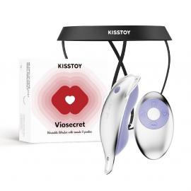 Вібратор в трусики KISSTOY Viosecret, пояс для фіксації та пульт дистанційного керування в комплекті - 5