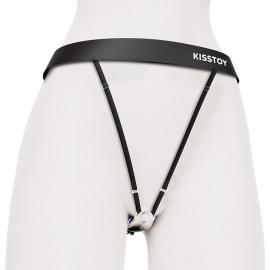 Вібратор в трусики KISSTOY Viosecret, пояс для фіксації та пульт дистанційного керування в комплекті - 3