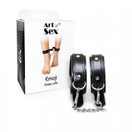 Поножі з екошкіри Art of Sex - Emoji Ankle cuffs - 3