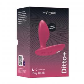 Анальна смарт-вібропробка We-Vibe Ditto+ Cosmic Pink з пультом ДУ - 10