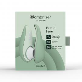 Вакуумний кліторальний стимулятор Womanizer Liberty 2 Sage - 6