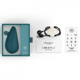 Вакуумний кліторальний стимулятор Womanizer Liberty 2 Dark Petrol - 2