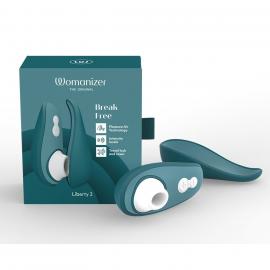 Вакуумний кліторальний стимулятор Womanizer Liberty 2 Dark Petrol - 8