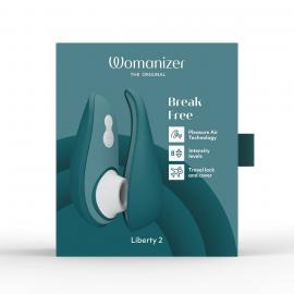 Вакуумний кліторальний стимулятор Womanizer Liberty 2 Dark Petrol - 5