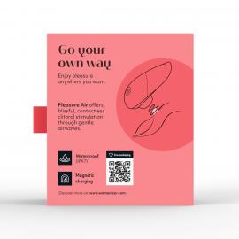 Вакуумний кліторальний стимулятор Womanizer Liberty 2 Vibrant Rose - 3