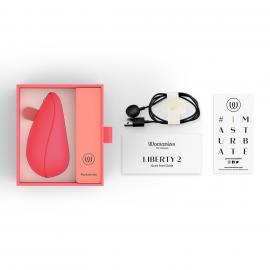 Вакуумний кліторальний стимулятор Womanizer Liberty 2 Vibrant Rose - 11