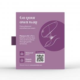 Вакуумний кліторальний стимулятор Womanizer Liberty 2 Purple - 3