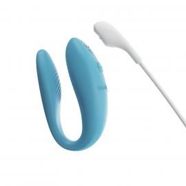 Смарт-вібратор для пар We-Vibe Sync GO Turquoise - 6