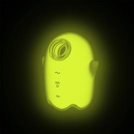 Вакуумний кліторальний стимулятор із вібрацією Satisfyer Glowing Ghost Yellow - 6