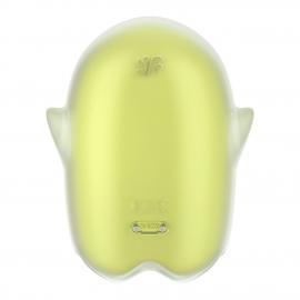 Вакуумний кліторальний стимулятор із вібрацією Satisfyer Glowing Ghost Yellow - 7