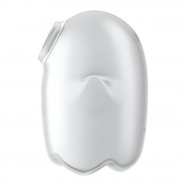 Вакуумний кліторальний стимулятор із вібрацією Satisfyer Glowing Ghost White - 2
