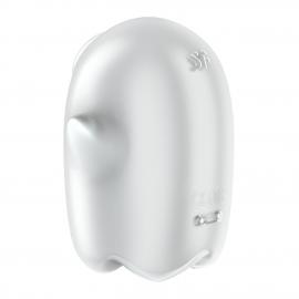 Вакуумний кліторальний стимулятор із вібрацією Satisfyer Glowing Ghost White - 6