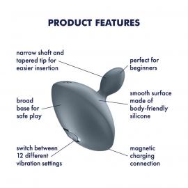 Анальна вібропробка Satisfyer Booty Absolute Beginners 4, для початківців - 2