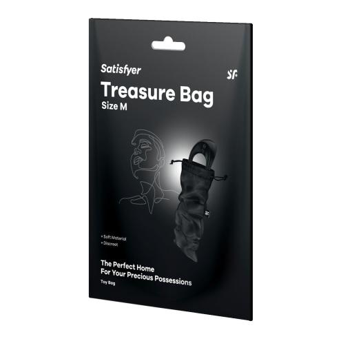 Мішечок для зберігання іграшок Satisfyer Treasure Bag M Black