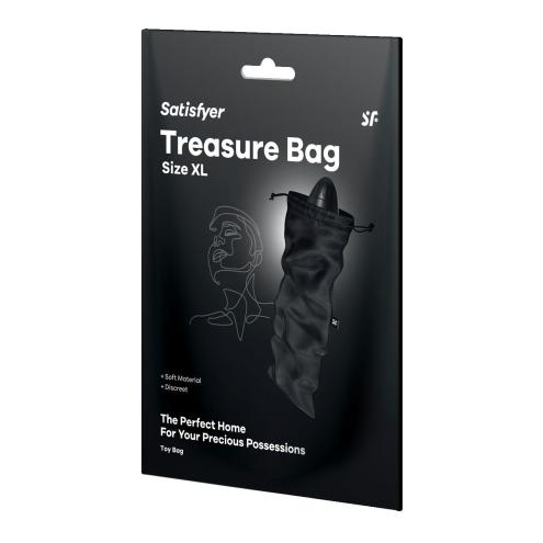 Мешочек для хранения игрушек Satisfyer Treasure Bag XL Black