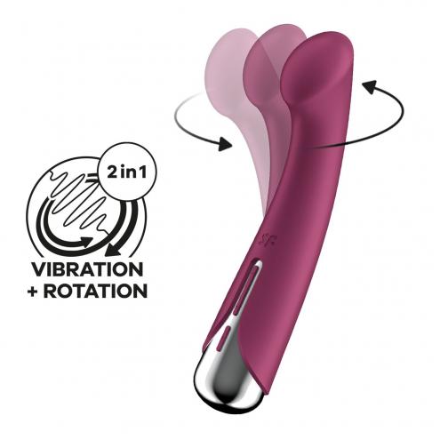 Вибратор с ротацией Satisfyer Spinning G-Spot 1 Red