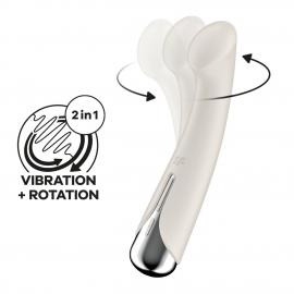 Вібратор із ротацією Satisfyer Spinning G-Spot 1 Beige - 1