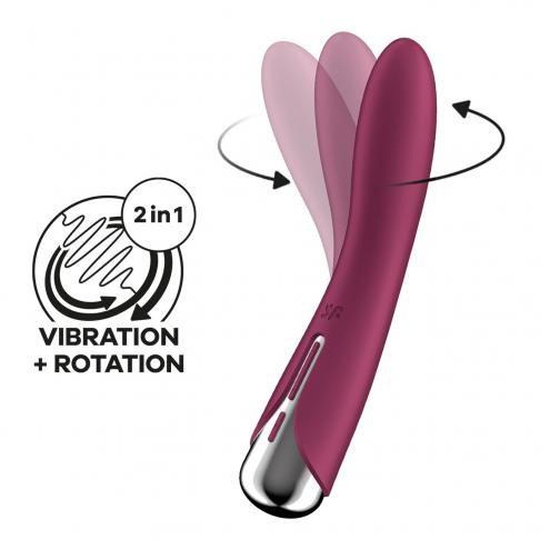 Вибратор для точки G с вращением Satisfyer Spinning Vibe 1 Red