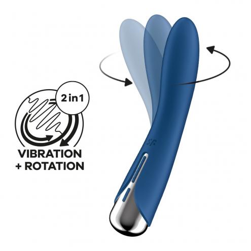 Вибратор для точки G с вращением Satisfyer Spinning Vibe 1 Blue