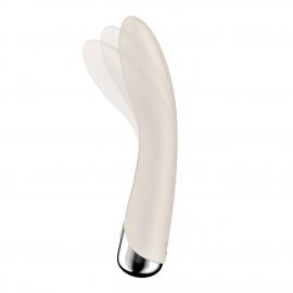 Вібратор для точки G з обертанням Satisfyer Spinning Vibe 1 Beige - 4