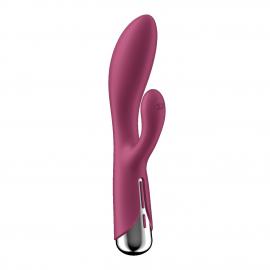 Вібратор-кролик із ротацією Satisfyer Spinning Rabbit 1 Red - 2