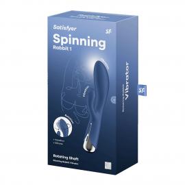 Вібратор-кролик із ротацією Satisfyer Spinning Rabbit 1 Blue - 2