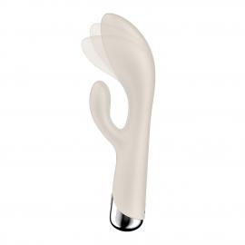 Вібратор-кролик із ротацією Satisfyer Spinning Rabbit 1 Beige - 5