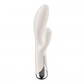 Вібратор-кролик із ротацією Satisfyer Spinning Rabbit 1 Beige - 7