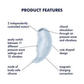 Вакуумний кліторальний стимулятор із вібрацією Satisfyer Seal You Soon - 5