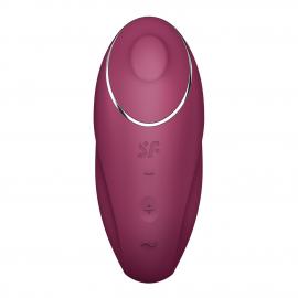 Вібростимулятор-пульсатор Satisfyer Tap & Climax 1 Red, ефект постукування пальцем - 7