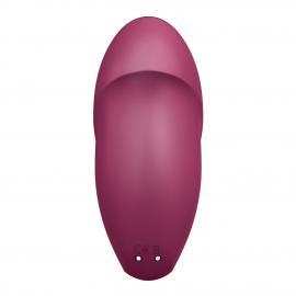 Вібростимулятор-пульсатор Satisfyer Tap & Climax 1 Red, ефект постукування пальцем - 8