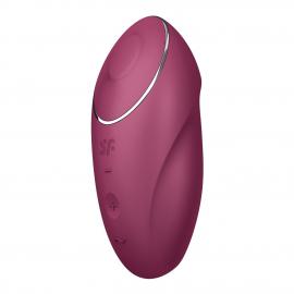 Вибростимулятор-пульсатор Satisfyer Tap & Climax 1 Red, эффект постукивания пальцем - 5