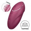 Вибростимулятор-пульсатор Satisfyer Tap & Climax 1 Red, эффект постукивания пальцем