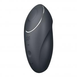 Вибростимулятор-пульсатор Satisfyer Tap & Climax 1 Grey, эффект постукивания пальцем - 2