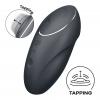 Вибростимулятор-пульсатор Satisfyer Tap & Climax 1 Grey, эффект постукивания пальцем