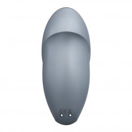 Вібростимулятор-пульсатор Satisfyer Tap & Climax 1 Bluegrey, ефект постукування пальцем - 3