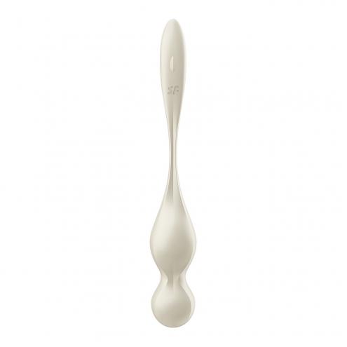 Вагинальные смарт-шарики с вибрацией Satisfyer Love Birds 1 Connect App White, 78 г