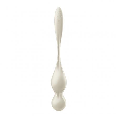 Вагинальные смарт-шарики с вибрацией Satisfyer Love Birds 1 Connect App White, 78 г